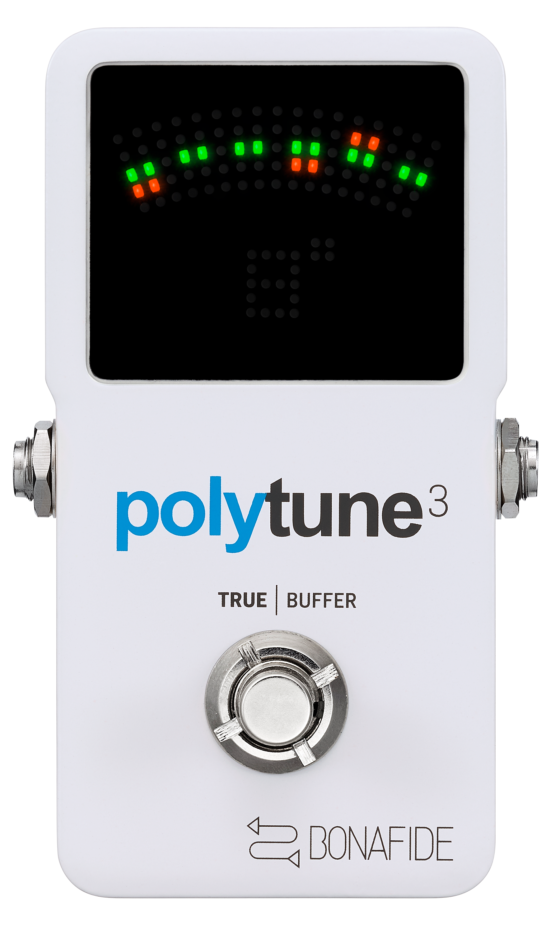 TC Electronic PolyTune 3 Polyphonic LED Guitar Tuner Pedal w/Buffer