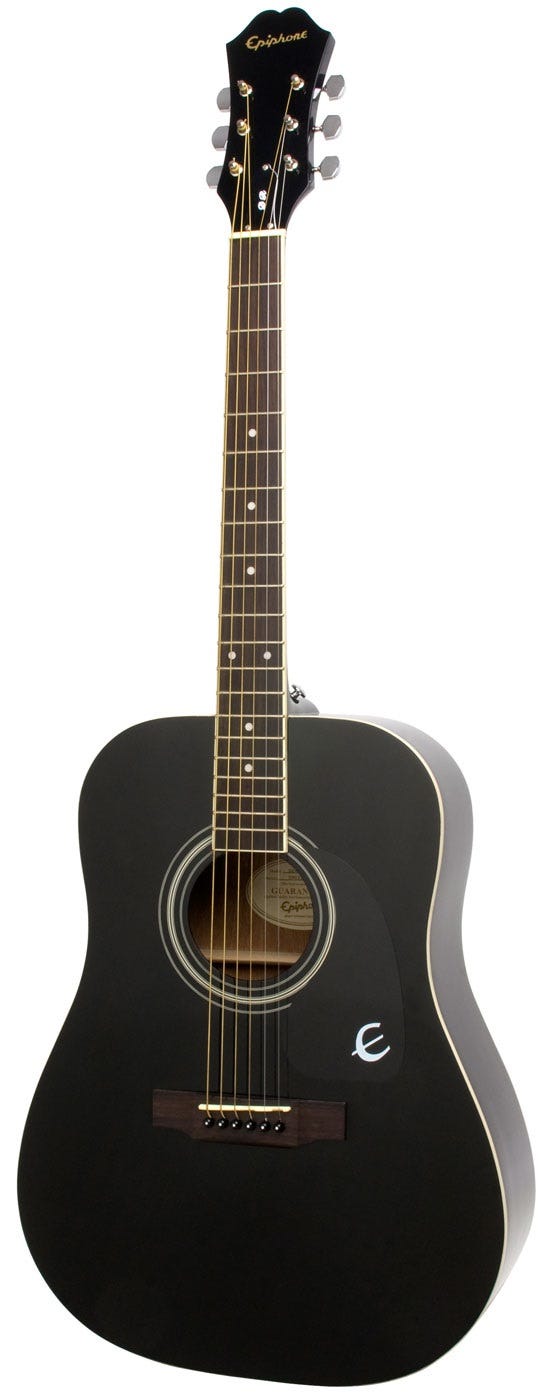 Epiphone DR-100 Acoustic Guitar - Ebony