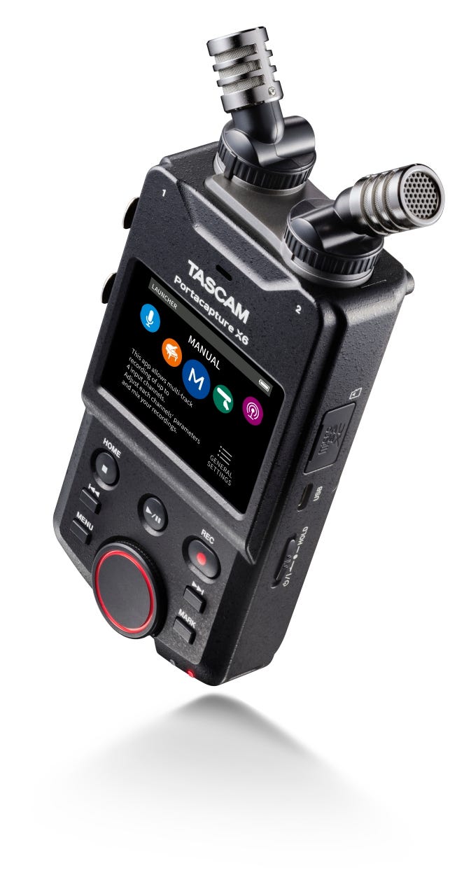 Tascam Portacapture X6 Multi-Track Handheld Recorder