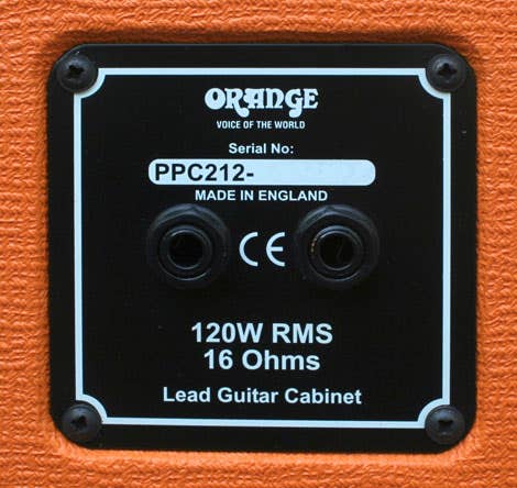 Orange PPC212 2x12" Guitar Cabinet