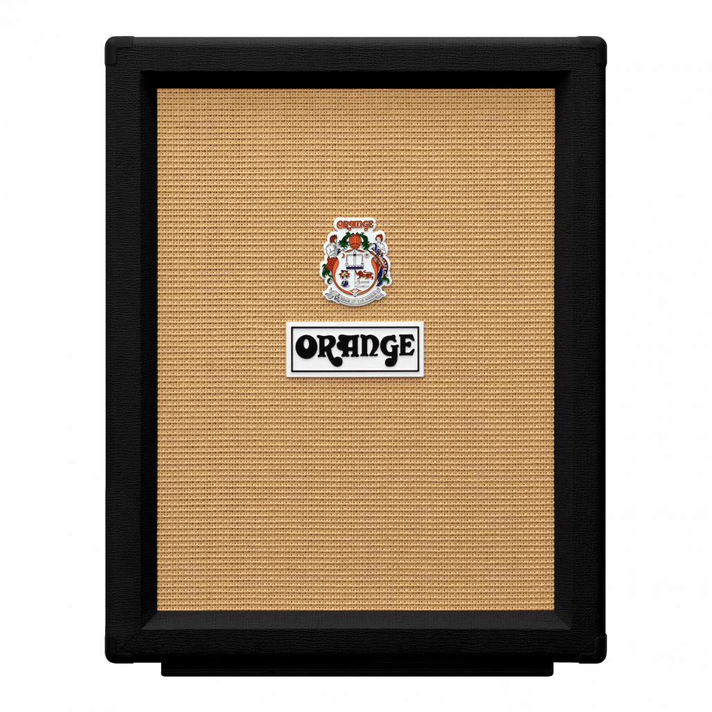 Orange PPC212V BK Vertical 2x12" Speaker Cab - Black