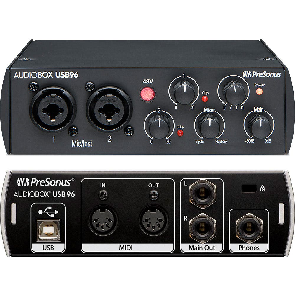 Presonus AudioBox USB 96 Interface w/Studio One + Ableton Live Lite