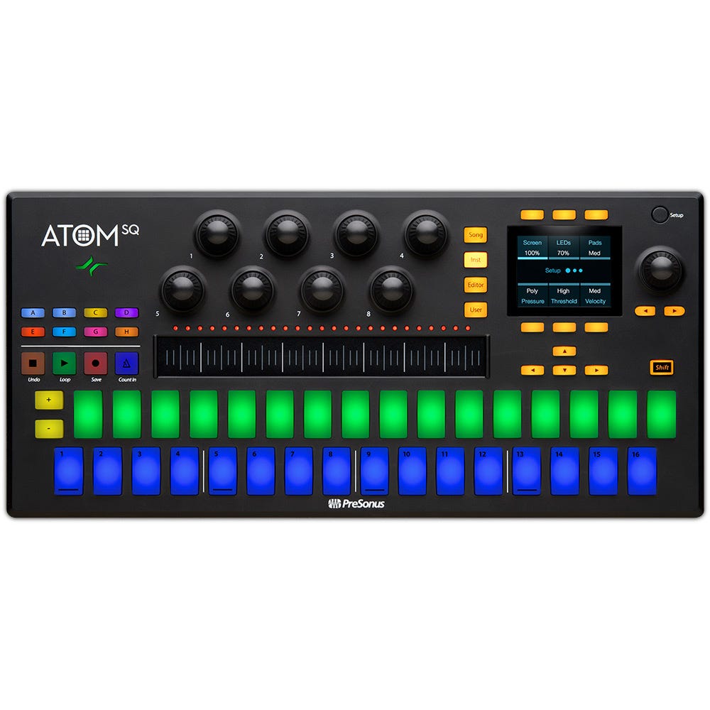 Presonus ATOM SQ Hybrid MIDI Keyboard / Pad Performance and Production Controller