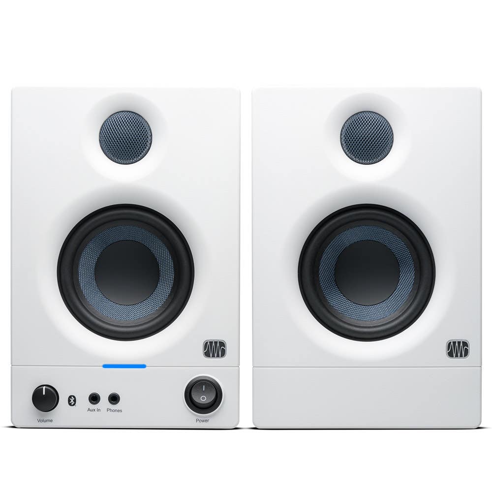 PreSonus Eris 3.5BT WHITE 2ND GEN 3.5 inch Bluetooth Active Media Monitors (PAIR)