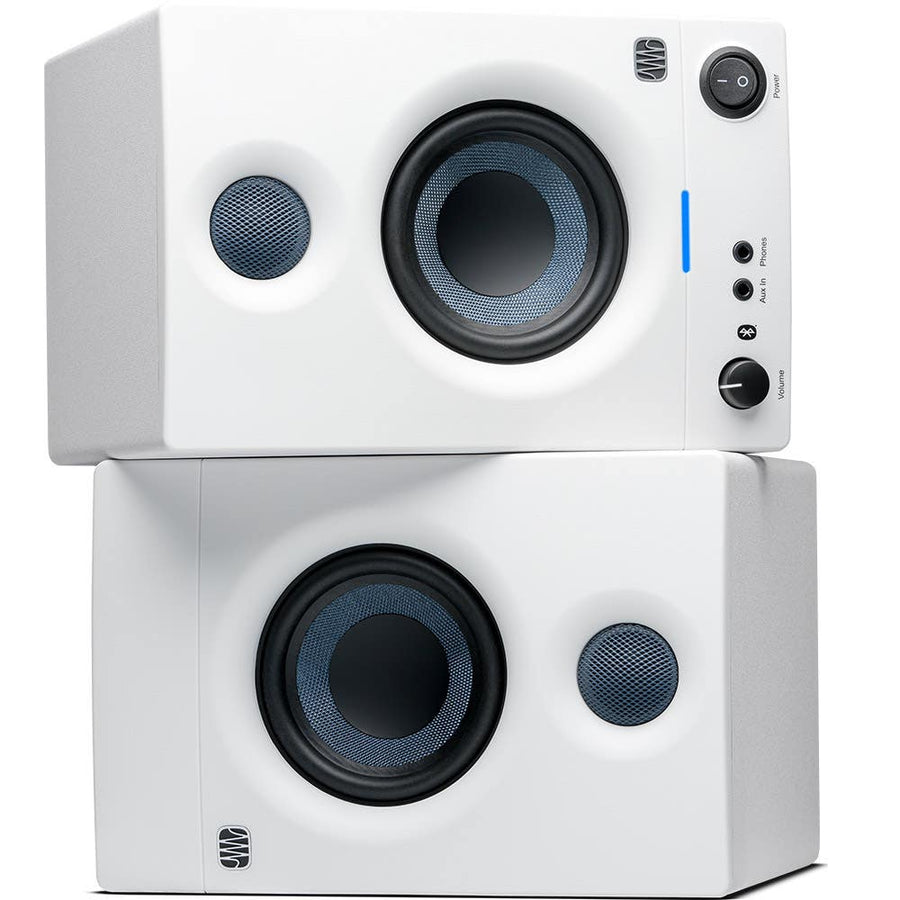 PreSonus Eris 3.5BT WHITE 2ND GEN 3.5 inch Bluetooth Active Media Monitors (PAIR)