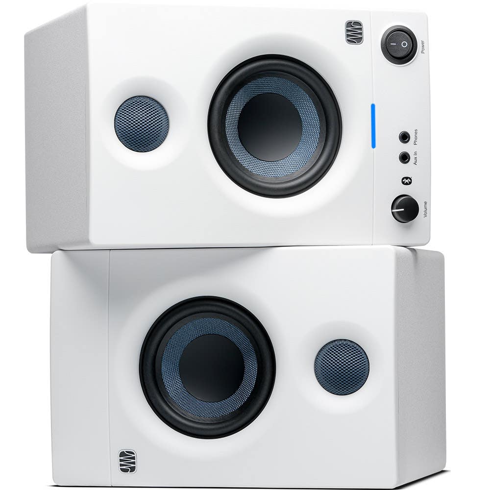 PreSonus Eris 3.5BT WHITE 2ND GEN 3.5 inch Bluetooth Active Media Monitors (PAIR)