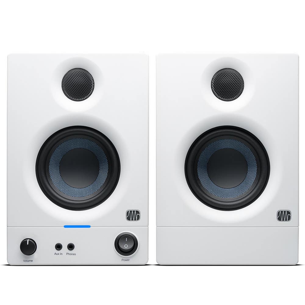 PreSonus Eris 3.5 WHITE 2ND GEN 3.5 inch Active Media Reference Monitors (PAIR)