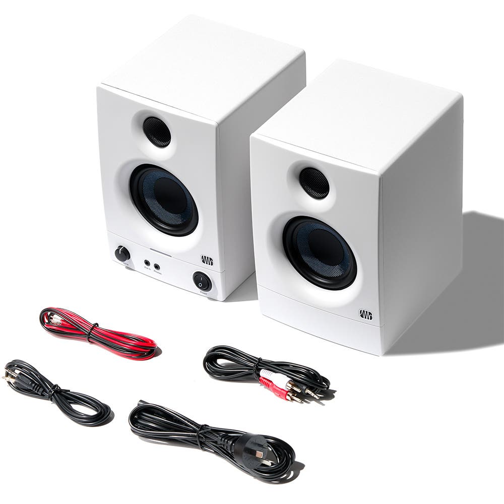 PreSonus Eris 3.5 WHITE 2ND GEN 3.5 inch Active Media Reference Monitors (PAIR)
