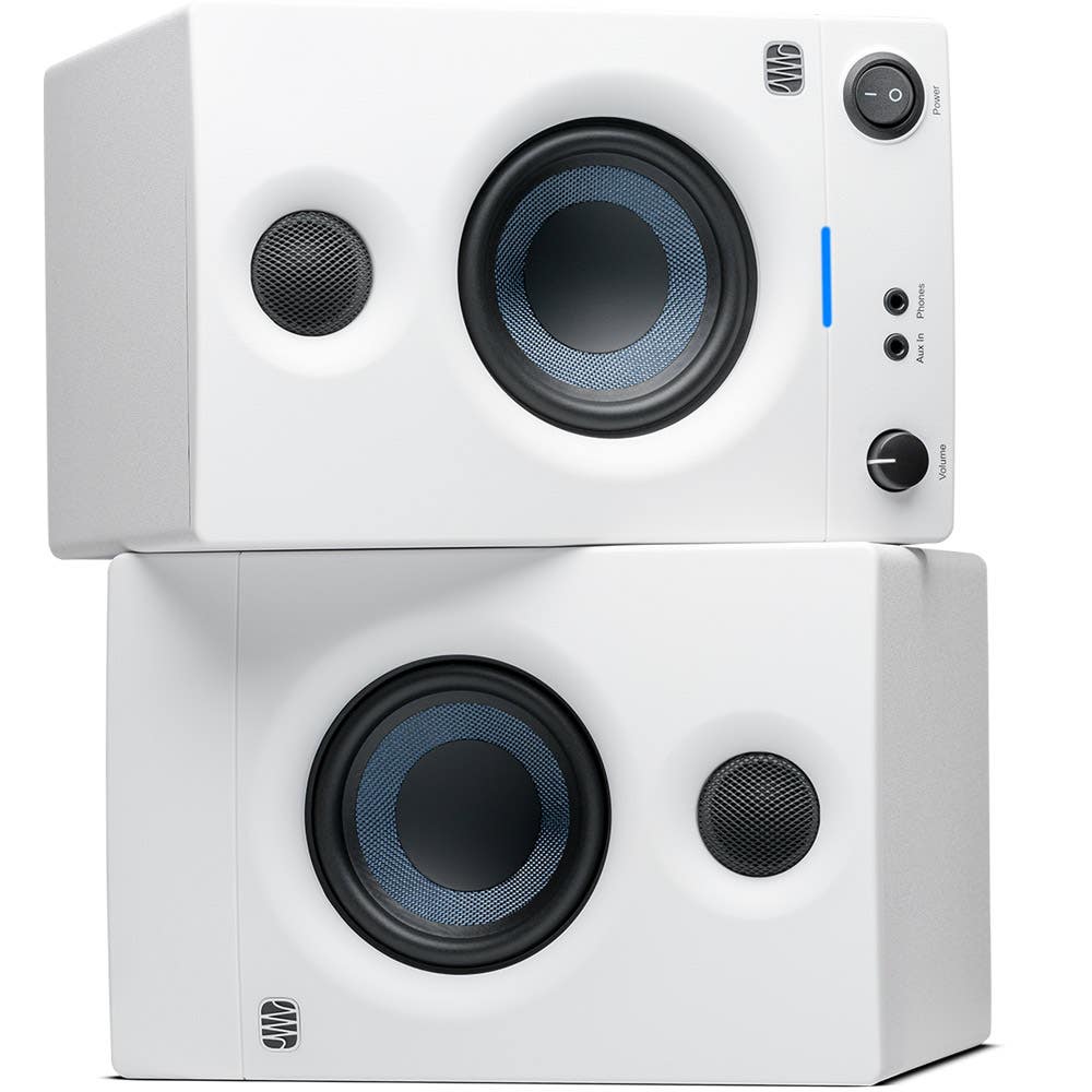PreSonus Eris 3.5 WHITE 2ND GEN 3.5 inch Active Media Reference Monitors (PAIR)