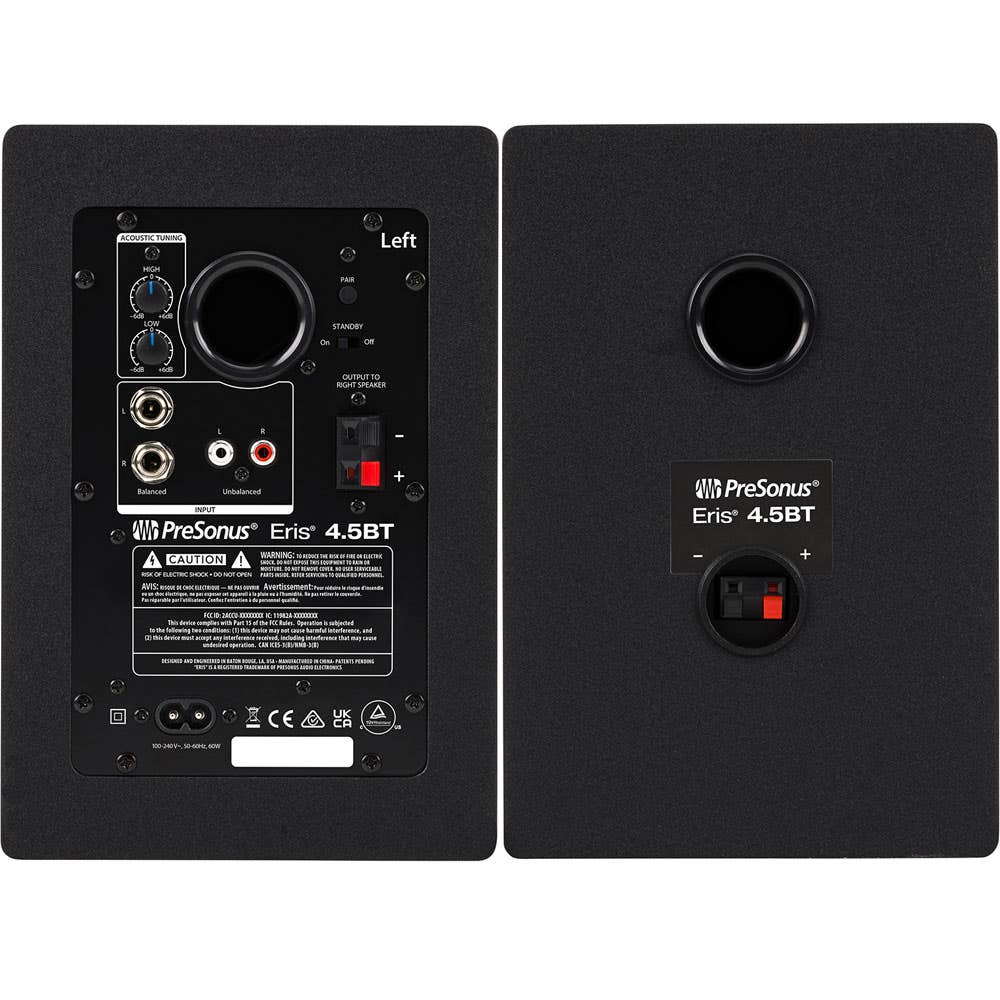 PreSonus Eris 4.5BT 2ND GEN 4.5 inch Bluetooth Active Media Monitors (PAIR)