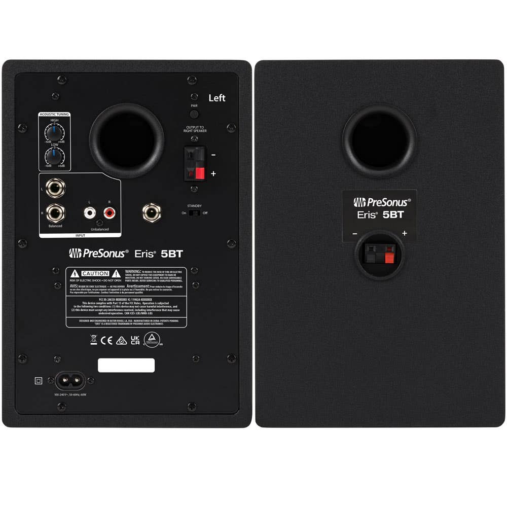 PreSonus Eris 5BT 2ND GEN 5 inch Bluetooth Active Media Monitors (PAIR)