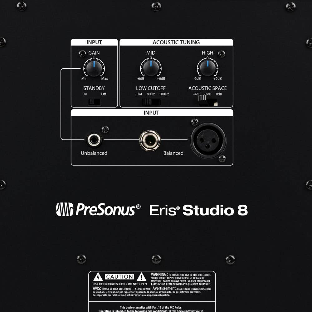 PreSonus Eris Studio 8 Active 8 inch Studio Monitor (Single)