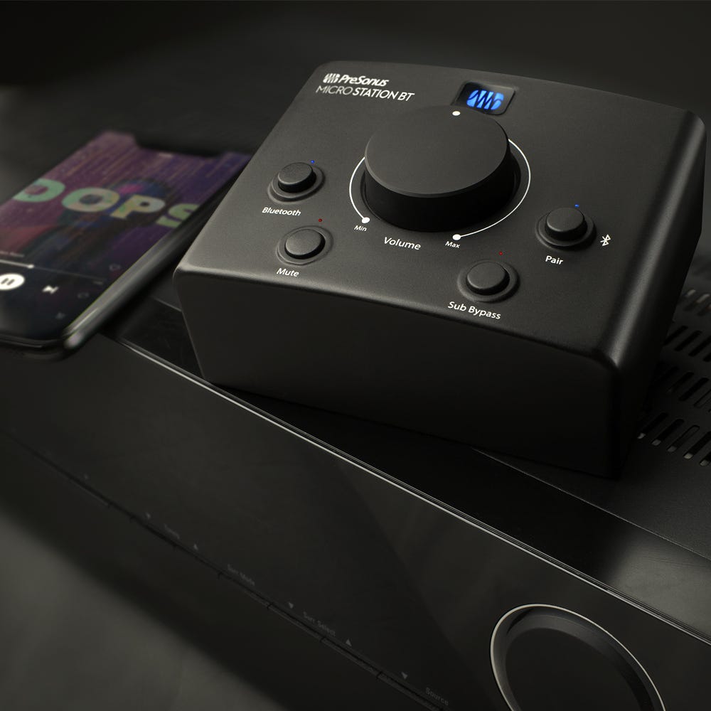 Presonus MicroStation BT Monitor Controller w/Bluetooth
