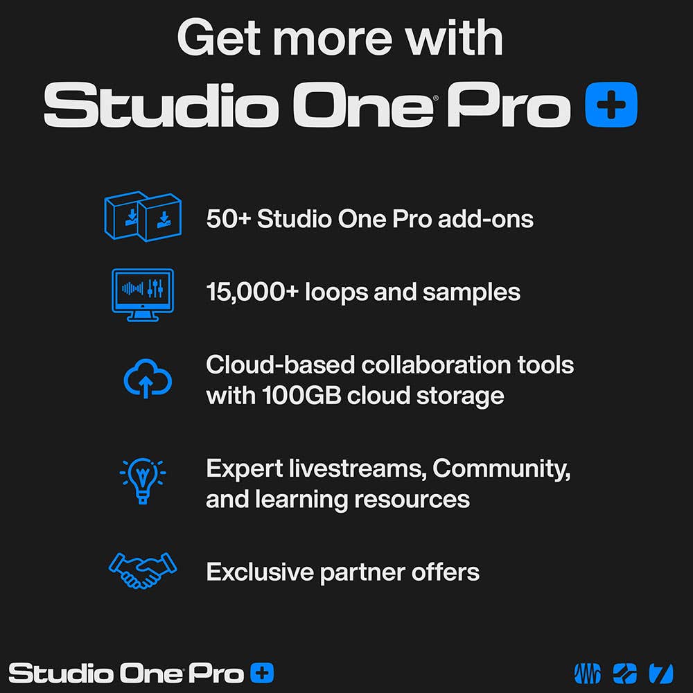Presonus Studio One Pro 7 With 12M Pro+