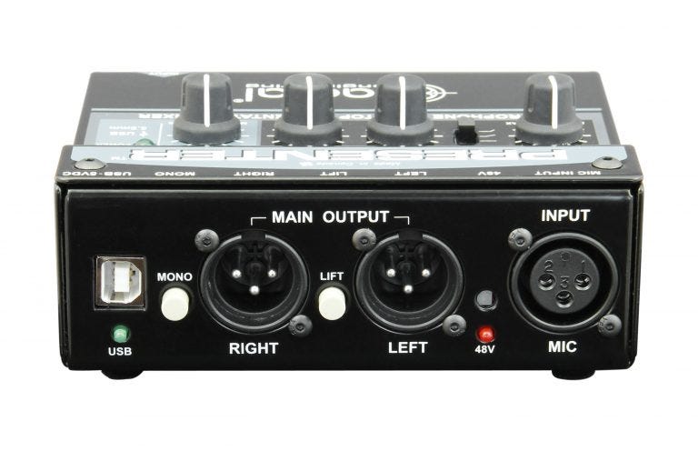 Radial Presenter Audio Presentation Mixer/USB Interface