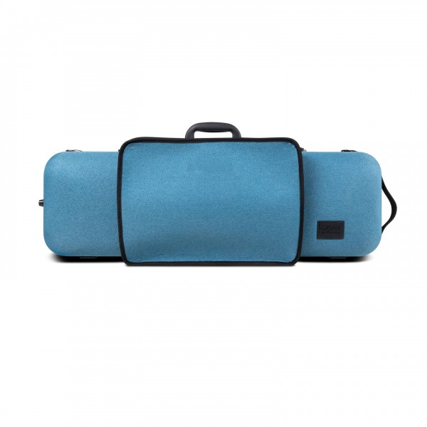 Gewa Bio-S Oblong Violin Case w/Sheet Music Pocket - Blue / Black