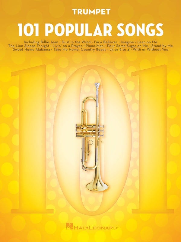101 Popular Songs For Trumpet