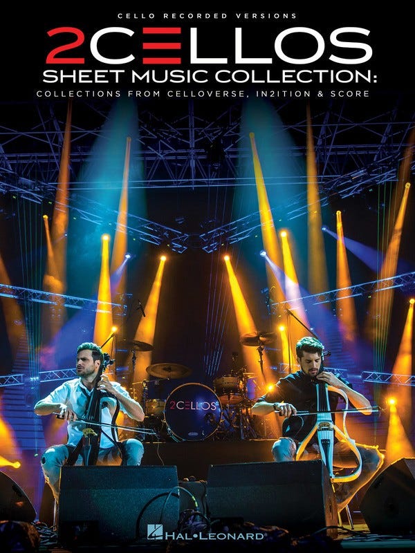 2CELLOS SHEET MUSIC COLLECTION / 2 CELLOS (Hal Leonard)