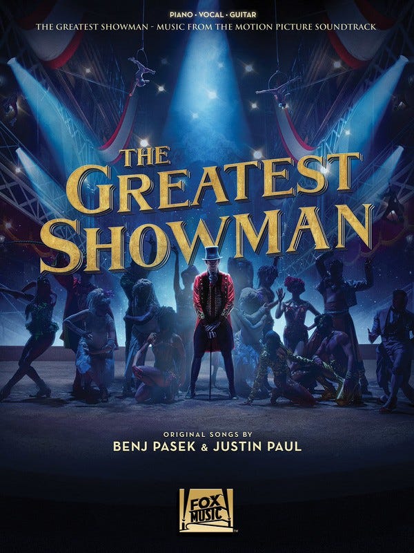 The Greatest Showman Movie Soundtrack Pvg