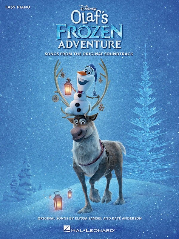Olafs Frozen Adventure Easy Piano