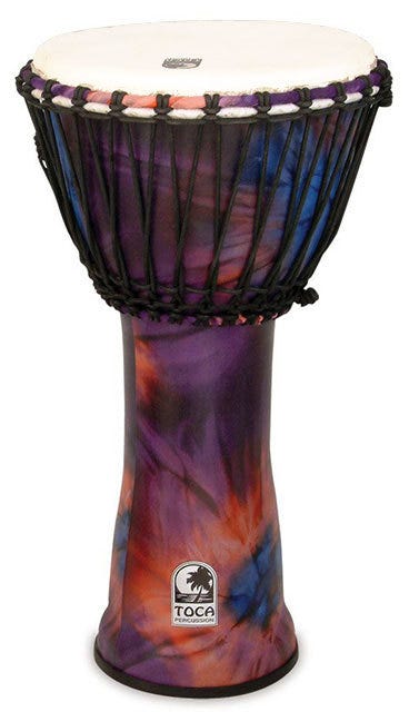 Toca Freestyle Rope Tuned 12’’ Djembe - Purple