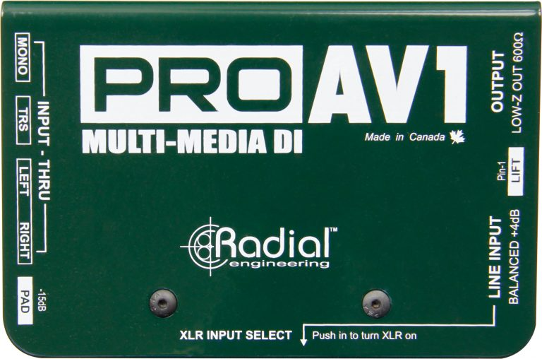 Radial PROAV1 Passive Direct Box for Multimedia / AV