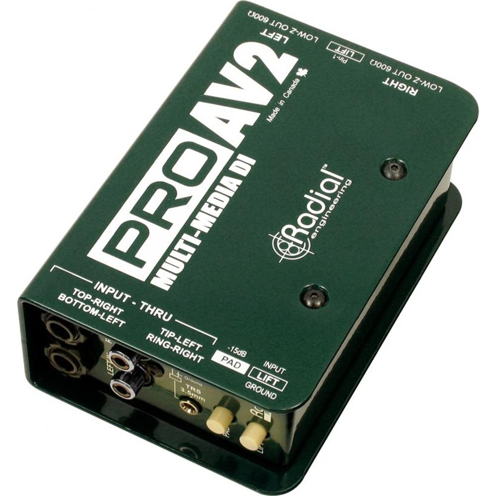 Radial Pro-AV2 Stereo Multimedia DI Box