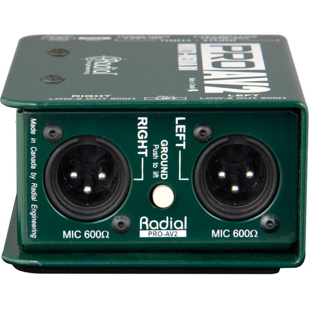 Radial Pro-AV2 Stereo Multimedia DI Box