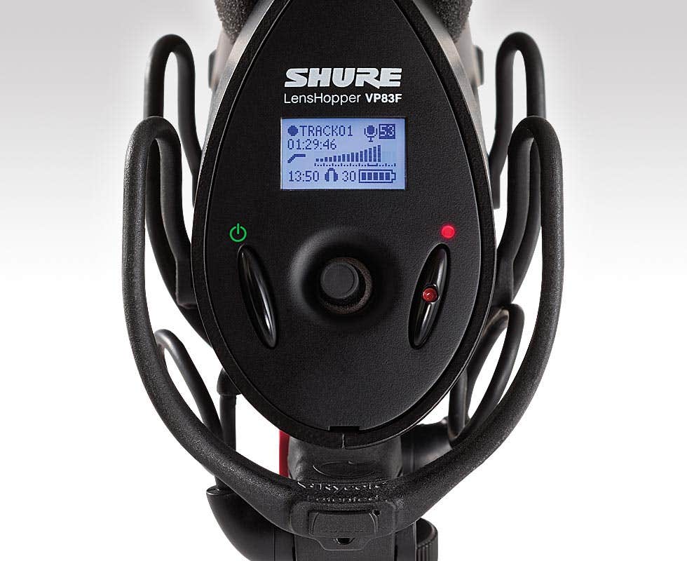 Shure VP83F LensHopper Camera-Mount Condenser Microphone w/ Flash Recording