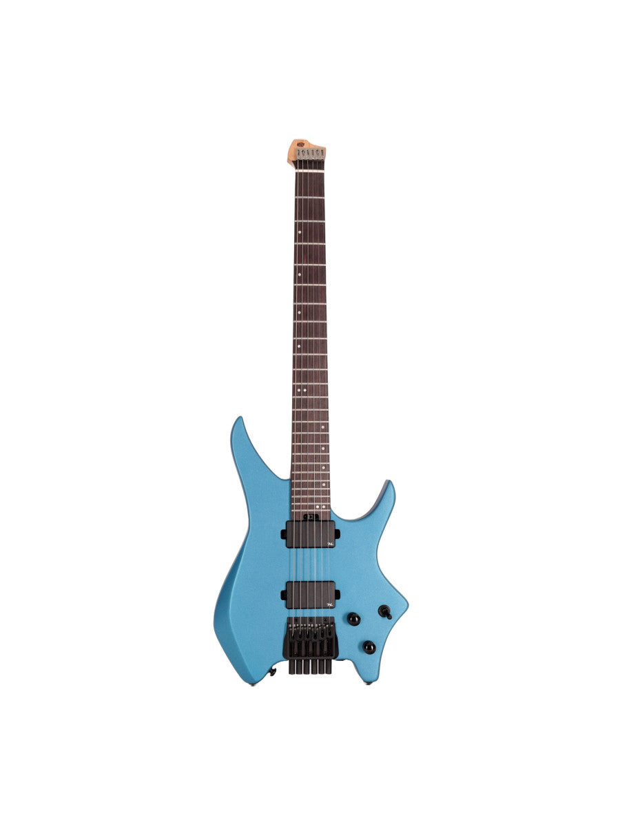 HILS HN3 Headless Electric Guitar - Satin Metallic Electric Blue