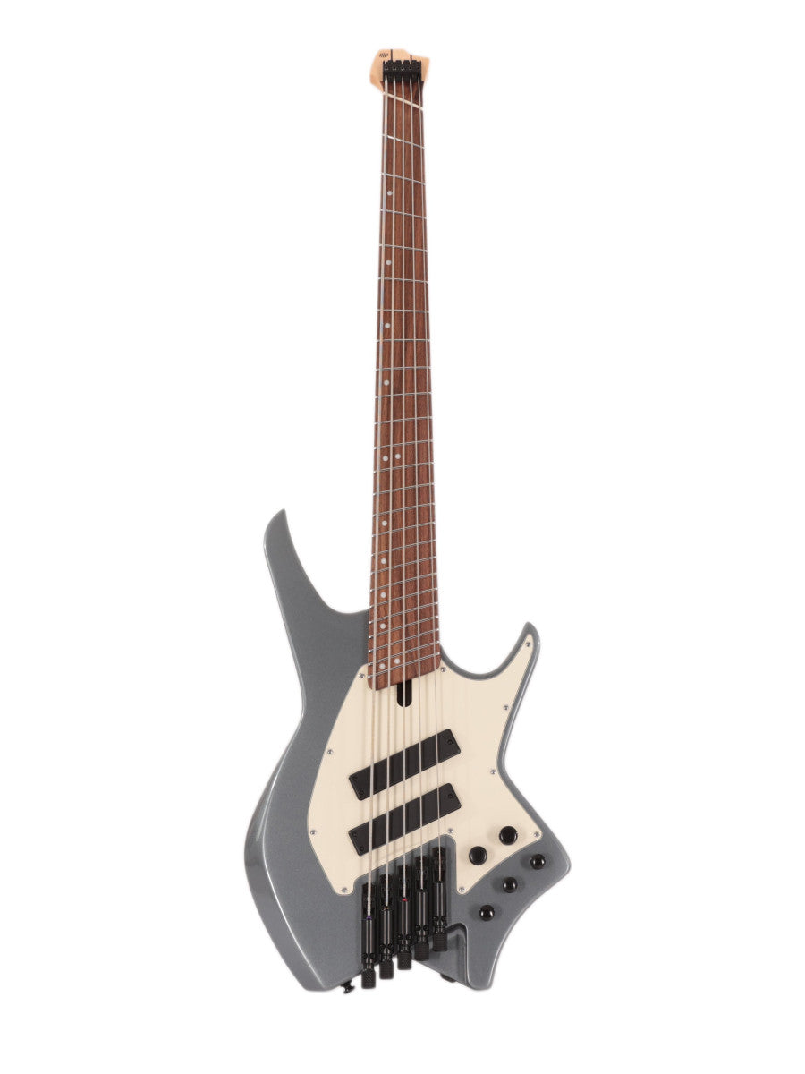 HILS HNB5 5-String Multiscale Bass - Gloss Gunmetal Gray