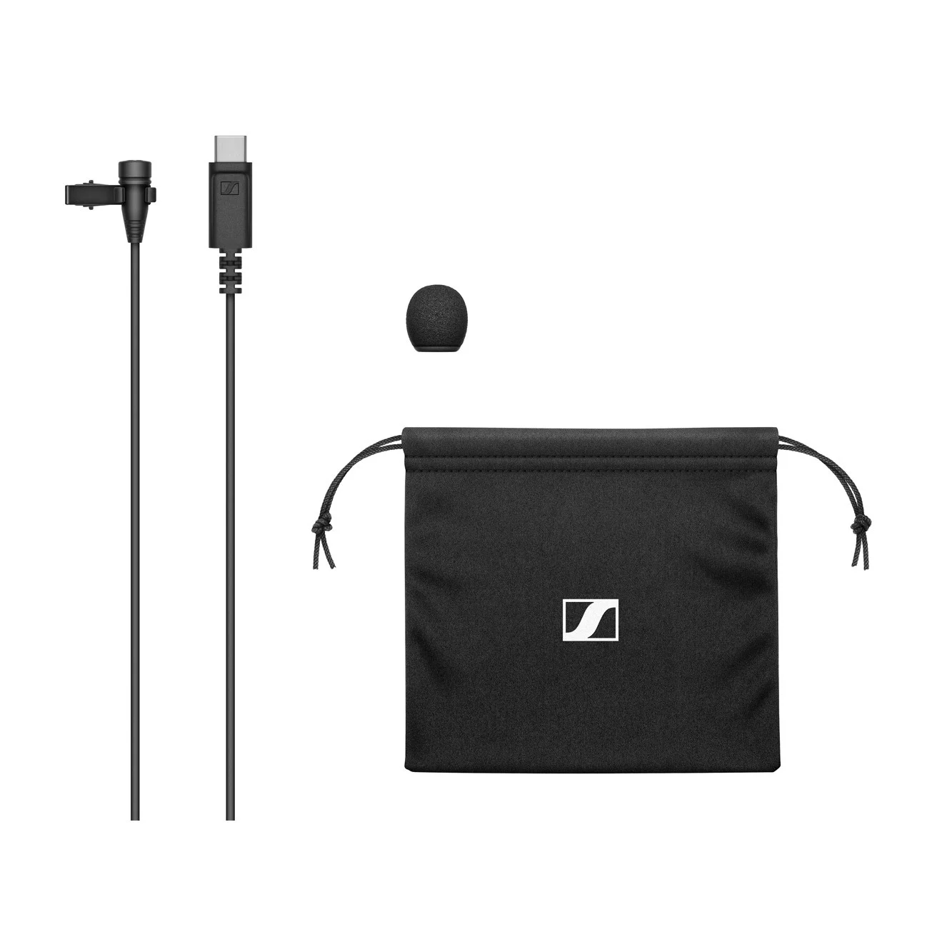 Sennheiser XS Lav USB-C Omnidirectional clip-on Lav Mic w/ USB-C Connector