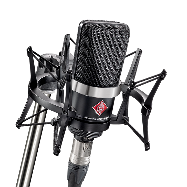 Neumann TLM102 Studio Set Condenser Mic w/Shock Mount - Black