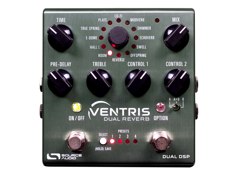 Source Audio One Series Ventris Dual Reverb Pedal