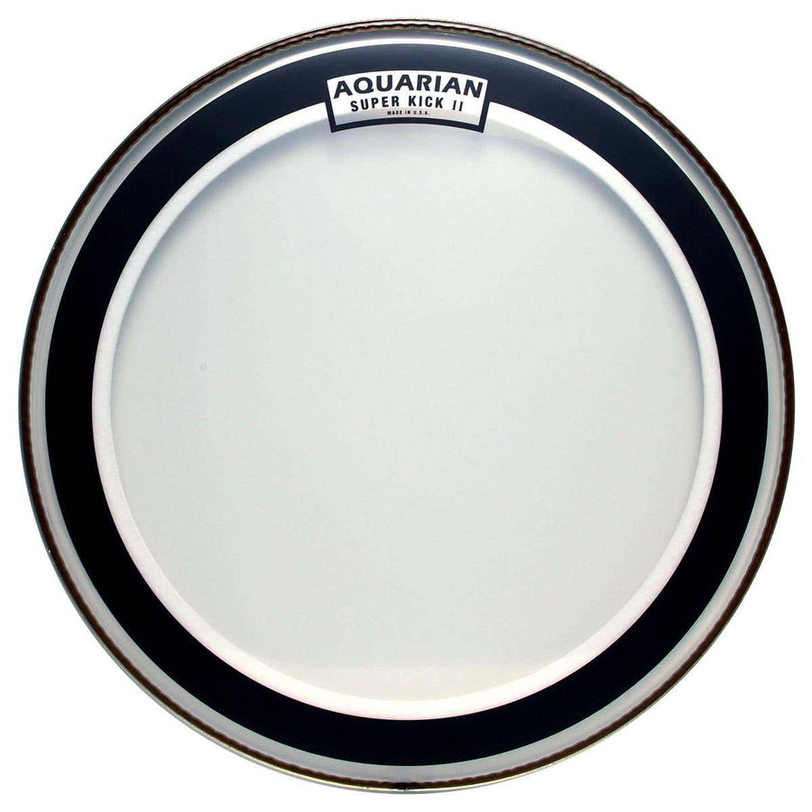 Aquarian 20 Inch Bass Drum Head Clear 2 Ply Skii20 Super-Kick II