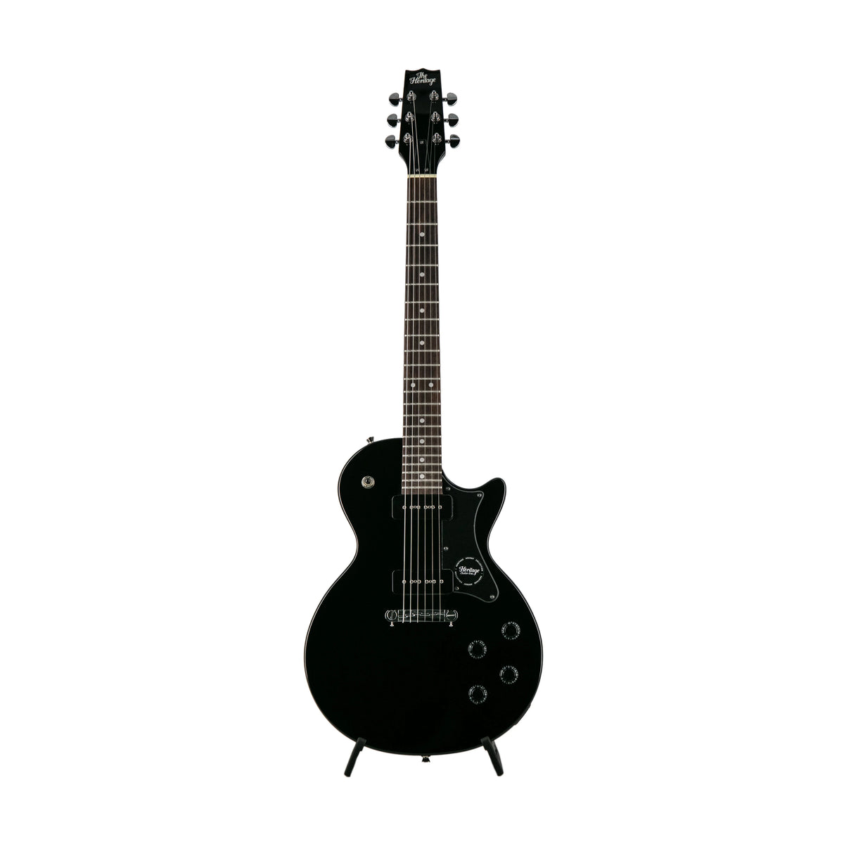 Heritage Ascent Collection H-137 P90 Electric Guitar - Black