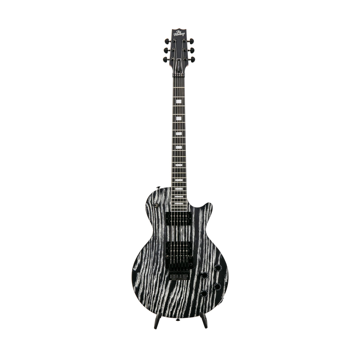 Heritage Ascent+ Collection Limited Edition H-150 Ash Top FR Electric Guitar - Matte Black