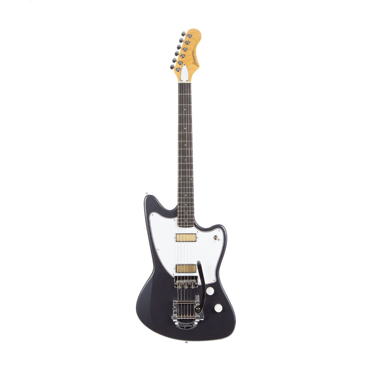 Harmony Silhouette w/Bigsby Electric Guitar w/MONO Bag - Slate