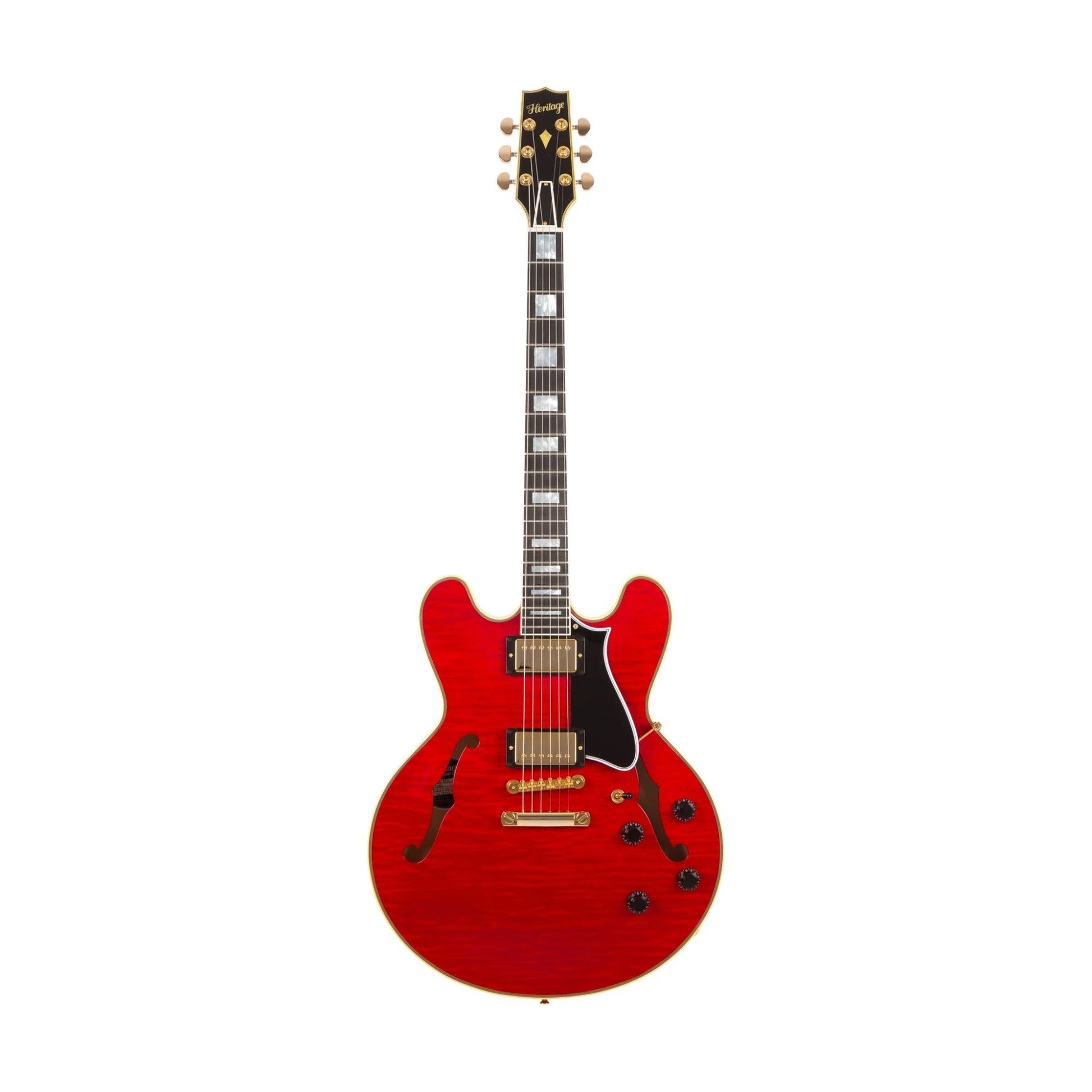 Heritage Custom Shop Core Collection H-555 Electric Guitar - Trans Cherry