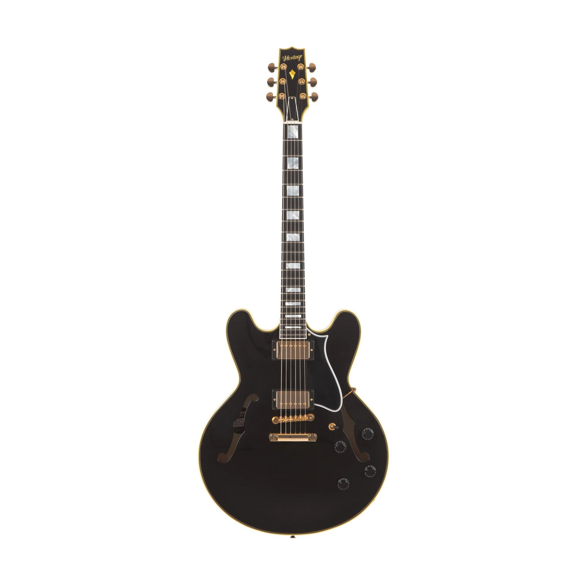 Heritage Custom Shop Core Collection H-555 Electric Guitar - Ebony
