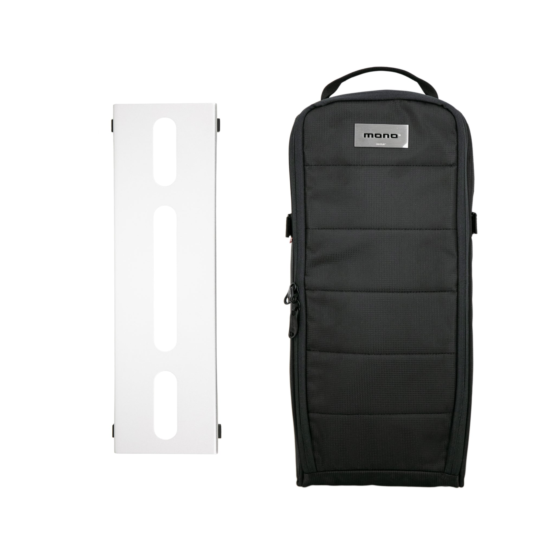 Mono Pedalboard Lite+ w/Tick+ Accessory Case - Silver