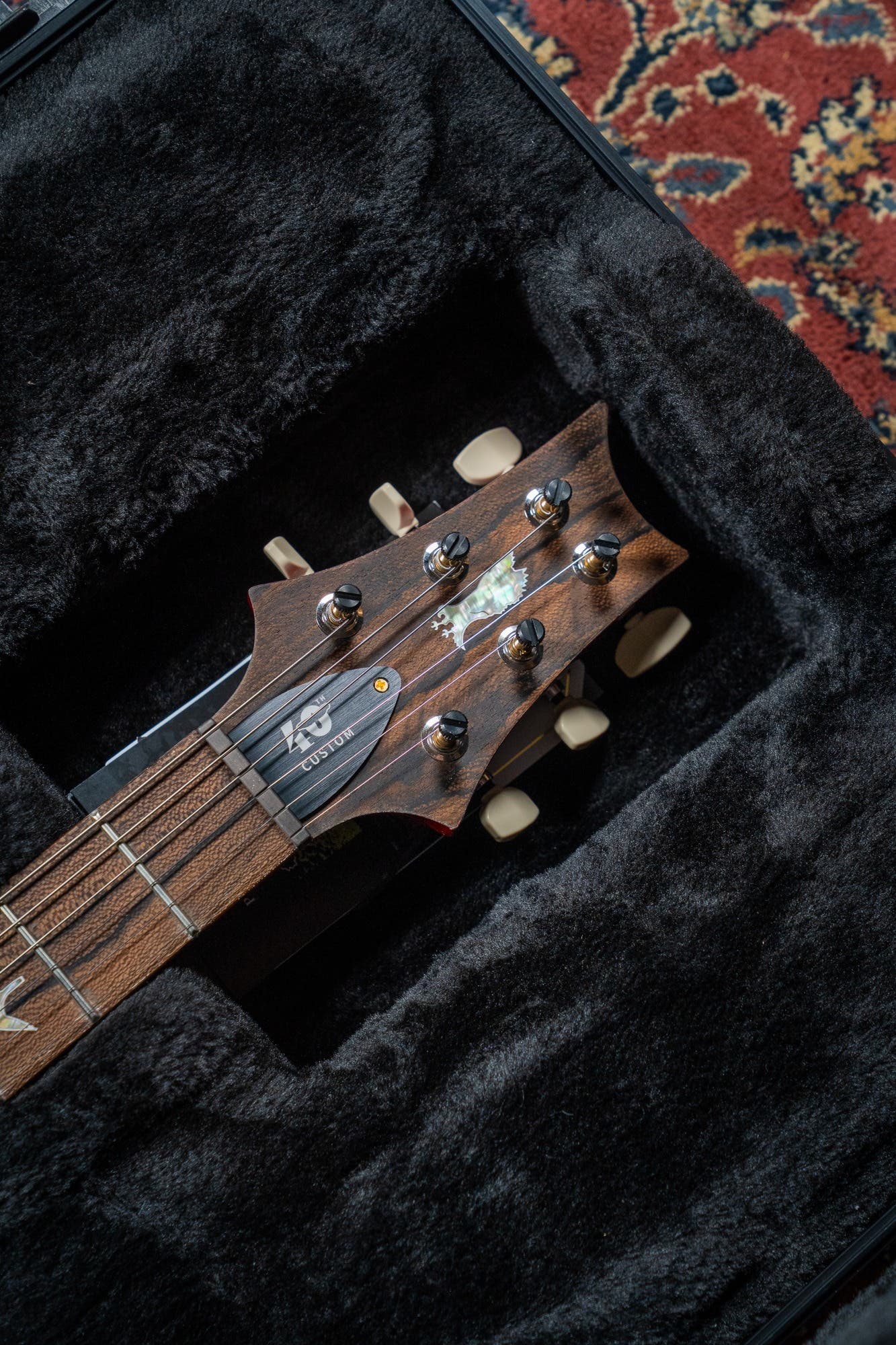 Paul Reed Smith (PRS) 40th Anniversary Custom 24-08 Semi Hollow Limited Edition - Charcoal Cherry Burst