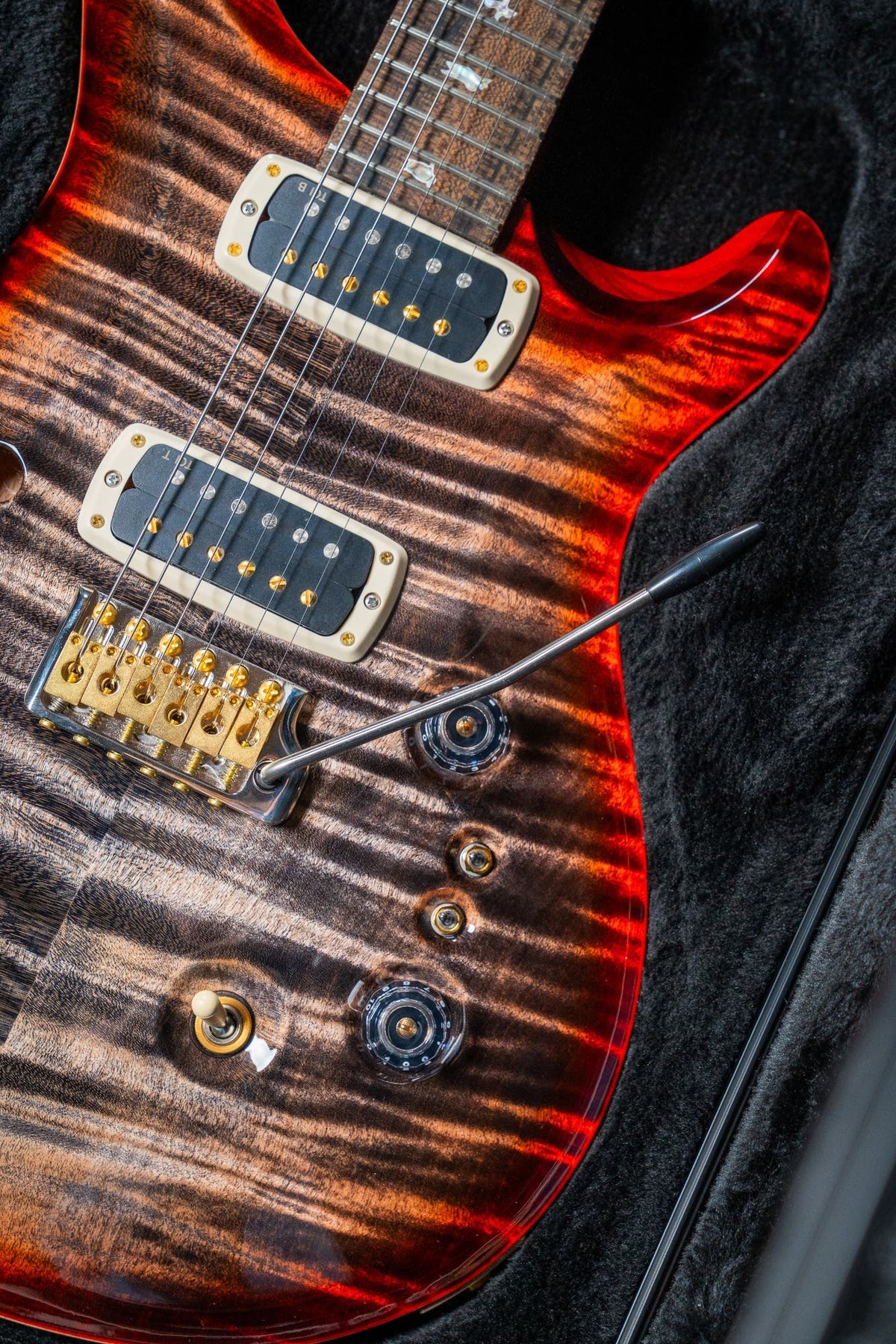 Paul Reed Smith (PRS) 40th Anniversary Custom 24-08 Semi Hollow Limited Edition - Charcoal Cherry Burst