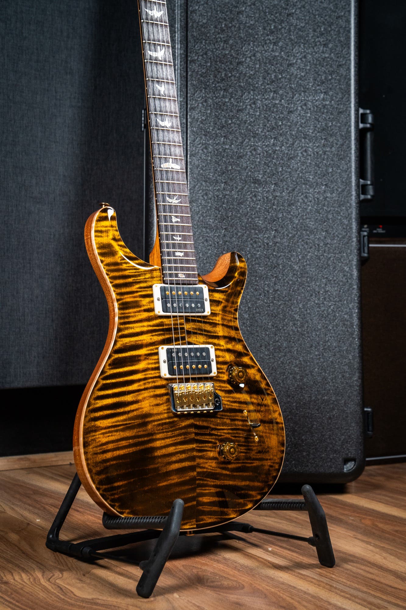 Paul Reed Smith (PRS) Custom 24 w/Pattern Thin Neck - Yellow Tiger - 10 Top