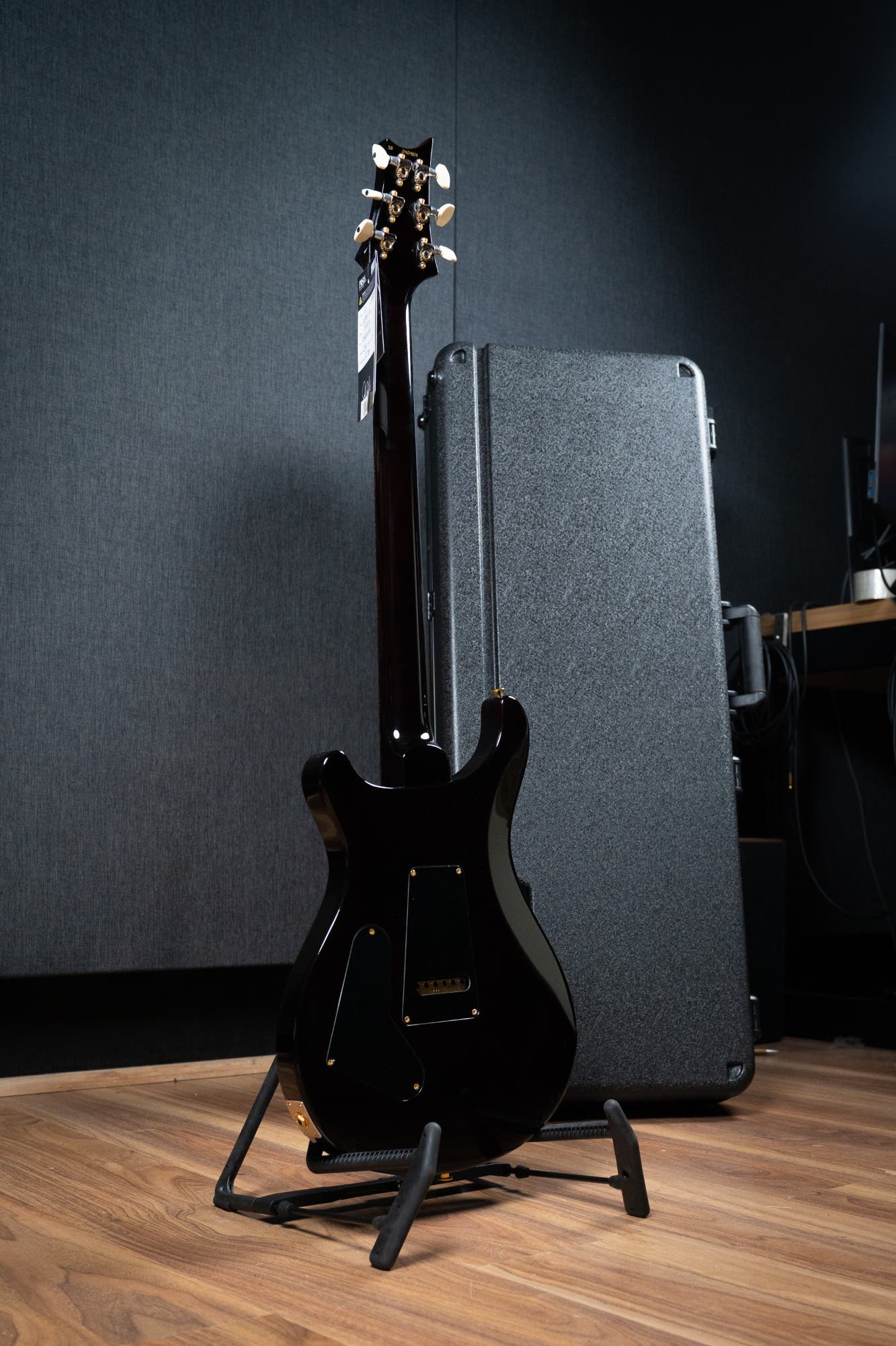 Paul Reed Smith (PRS) Custom 24 w/Pattern Thin Neck - Black Gold Burst - 10 Top