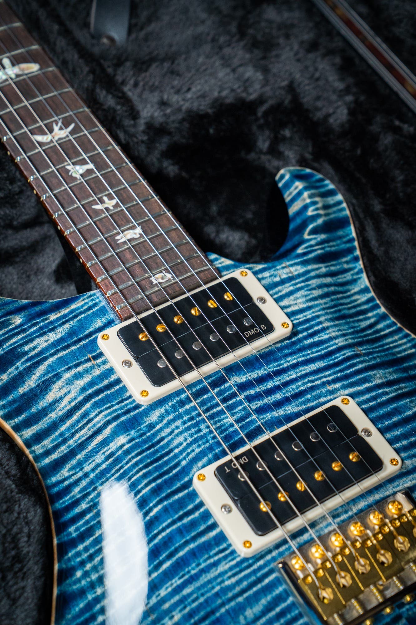 Paul Reed Smith (PRS) Custom 24 w/Pattern Thin Neck - Faded Whale Blue - 10 Top