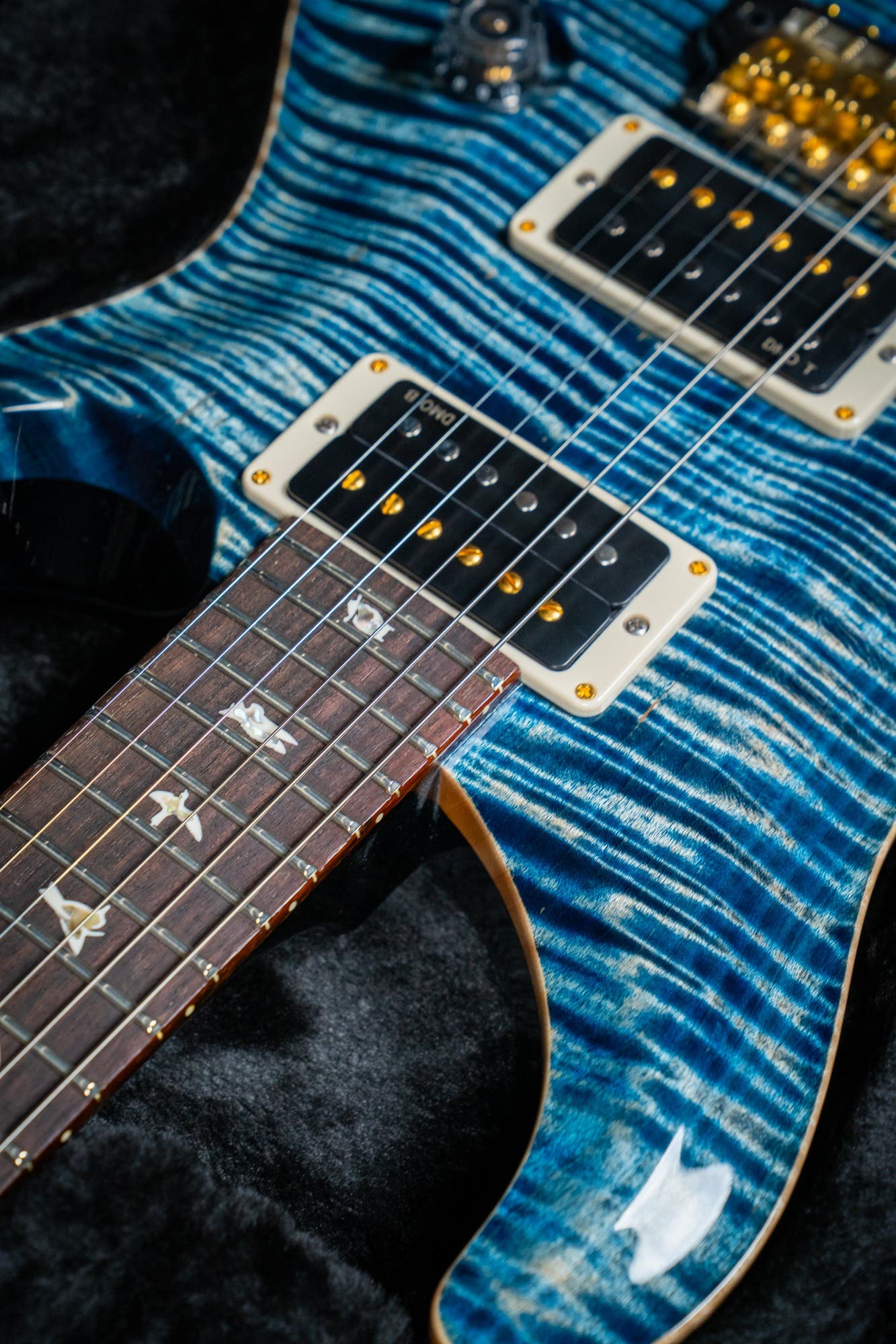 Paul Reed Smith (PRS) Custom 24 w/Pattern Thin Neck - Faded Whale Blue - 10 Top