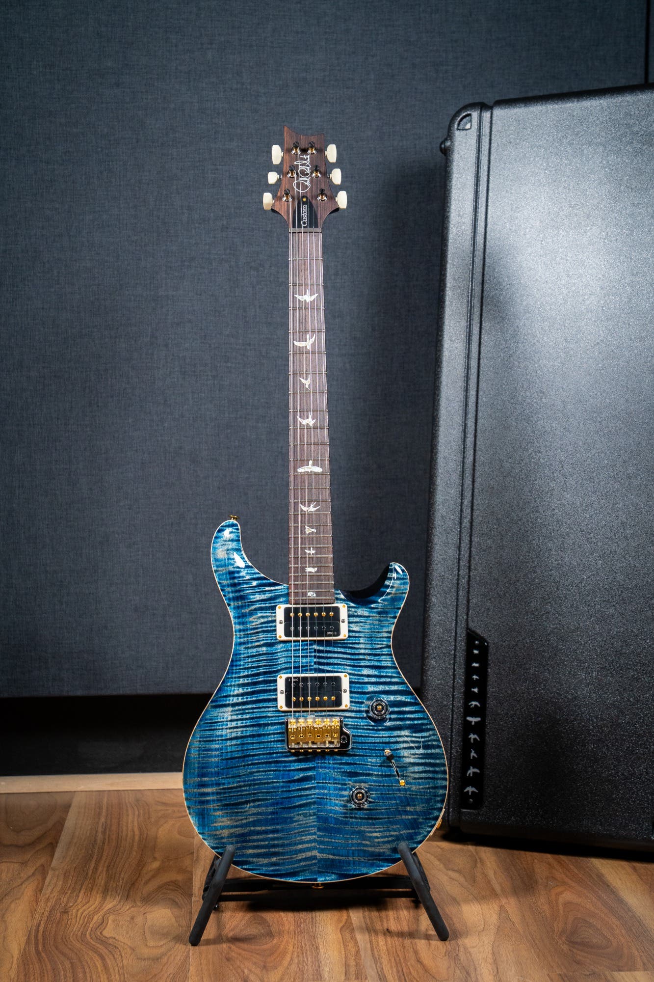 Paul Reed Smith (PRS) Custom 24 w/Pattern Thin Neck - Faded Whale Blue - 10 Top