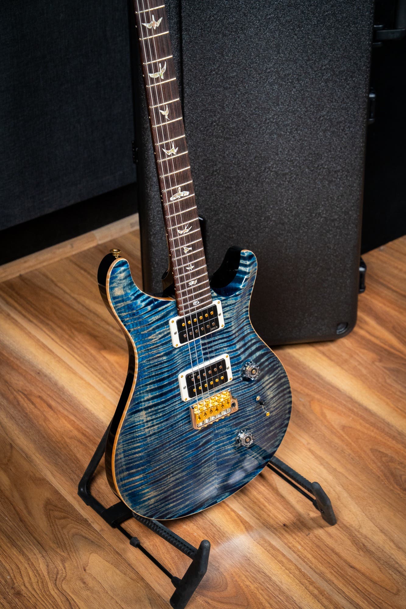 Paul Reed Smith (PRS) Custom 24 w/Pattern Thin Neck - Faded Whale Blue - 10 Top