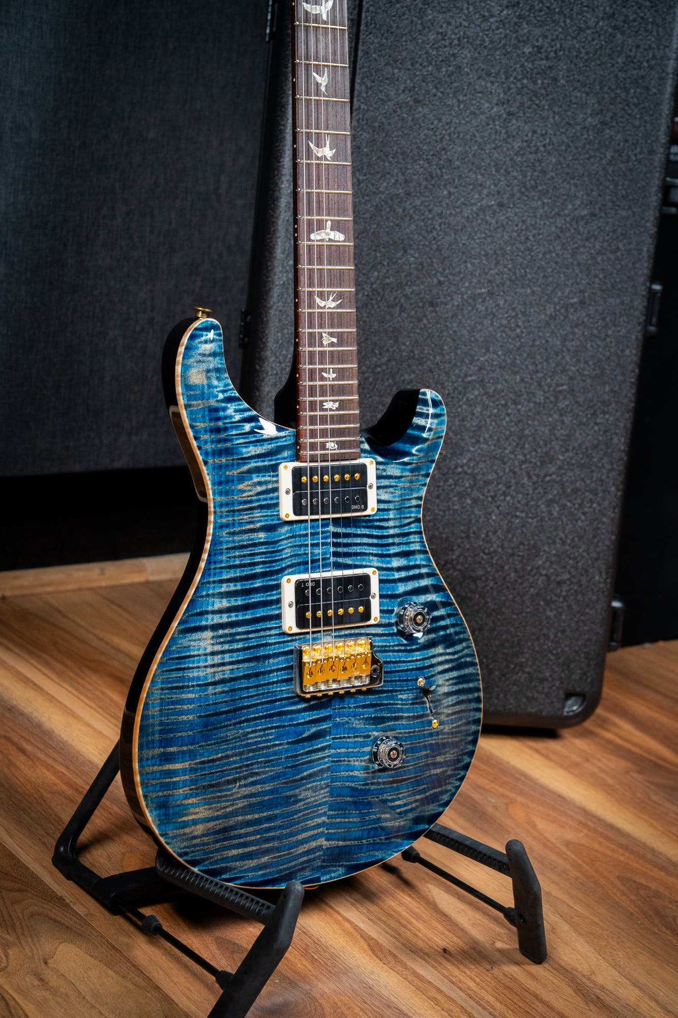 Paul Reed Smith (PRS) Custom 24 w/Pattern Thin Neck - Faded Whale Blue - 10 Top